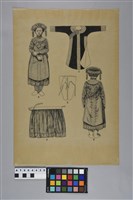 藏品(陳奇祿手稿-魯凱族女子服式)的圖片